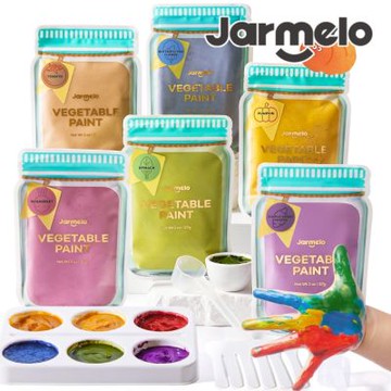 【JarMelo 原創美玩】天然蔬菜粉彩顏料(6色) JA96789
