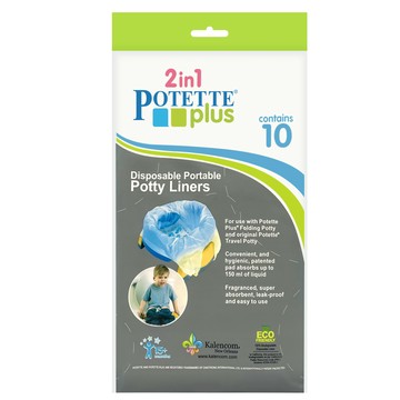 美國 Potette Plus - 拋棄式防漏袋-10入裝
