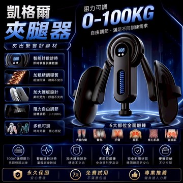 【100KG阻力可調💥精準計數】凱格爾訓練器 高品質 夾腿器 智能計數 可調節力度 PC肌訓練器 精準計數 盆底肌訓練器