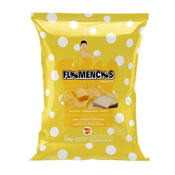 西班牙Flamencas 洋芋片-熟成起司風味(120g)