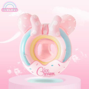 親子款游泳圈兒童坐圈加厚嬰幼兒男寶寶救生圈1-4歲小女孩游泳圈