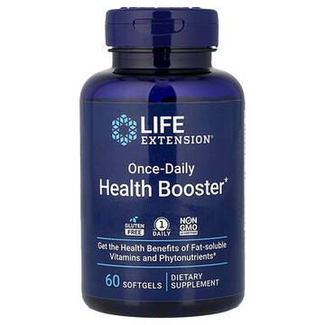 Life Extension, 每日一次健康補充劑，60 粒軟凝膠