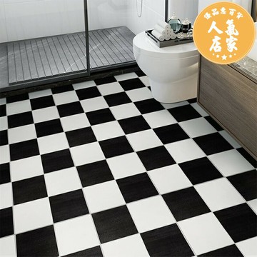 地板貼紙 浴室地板貼 浴室防滑貼 衛生間地板貼防水自黏防滑地貼浴室專用廁所地面翻新地磚貼紙瓷磚