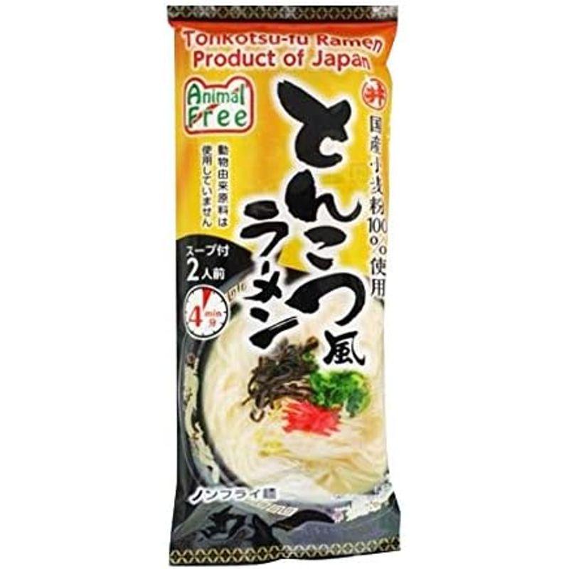 アニマルフリーとんこつ風ラーメン 2食入X6個