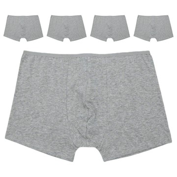 Luxi 拋棄式男性四角內褲 5件  灰色  XL