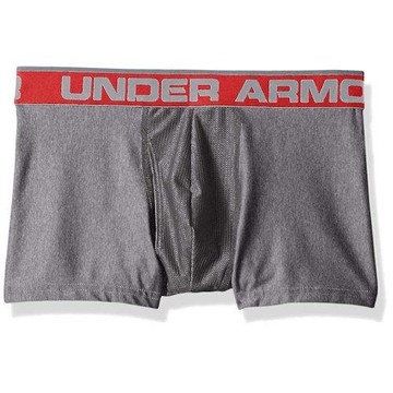 Under Armour 男彈力舒適大尺碼碳灰色四角內著
