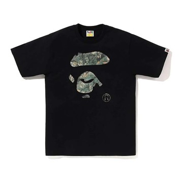 BAPE TREE EDGE CAMO APE FACE TEE 枯木猿人 短袖 短T 黑色 RAY-145 [台灣現貨]