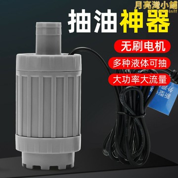 【新店熱銷】刷小型抽水泵電動油抽子吸柴油液機油抽酒器