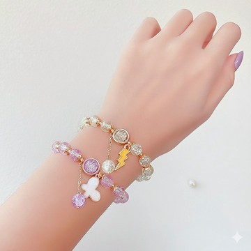 Baby童衣 兒童手鏈 卡通女童串珠 可愛女童手環 學生首飾 閨蜜手鐲配飾 11872