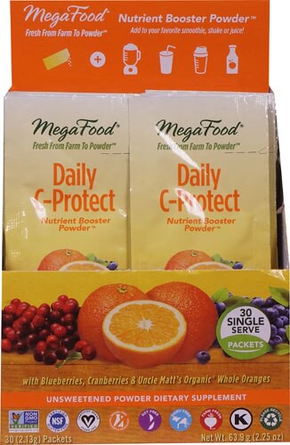 MegaFood Daily C-Protect Nutrient Booster Powder 30 Packets
