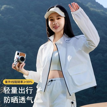 夏季必備🌞 UPF50+冰絲防曬衣女2025夏季新款修身顯瘦瑜伽服打底輕薄速幹外套
