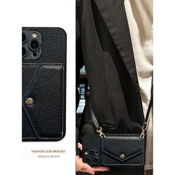 適用三星A42手機殼A34插卡套A32斜跨繩A30S可裝卡GalaxyA35卡套A20E卡包A25小眾A21S皮質A23支架防摔創意