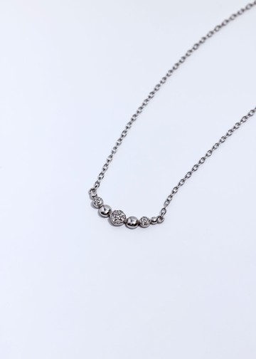 小鑽泡泡・純銀項鍊