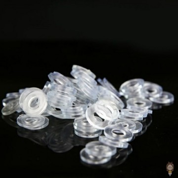 透明4分熱水器硅膠墊片 6分淋浴軟管橡膠墊 進水管波紋管皮墊圈