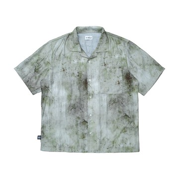 KAIKAI - Insomnia - 綠野天絲麻古巴襯衫