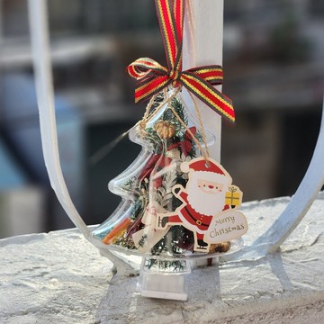 閃亮亮壓克力聖誕樹掛飾 壓克力聖誕樹花球 交換禮物 聖誕樹佈置