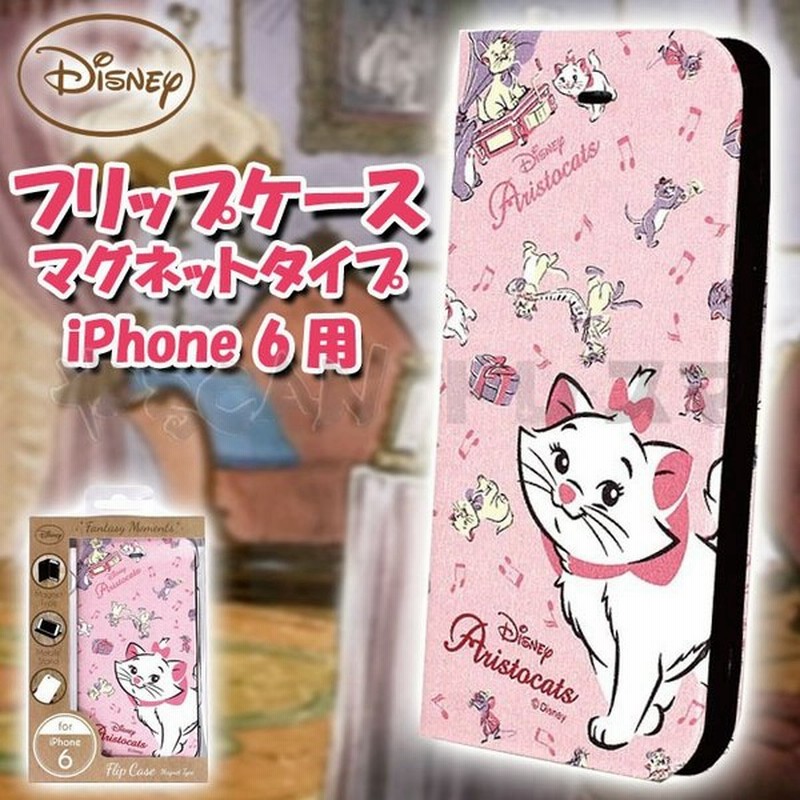 Iphone6用 手帳型ケース ディズニー ファンタジーモーメント フリップケース マグネットタイプ マリー Disney おしゃれキャット Marie キャラクター Dn 260e 通販 Lineポイント最大0 5 Get Lineショッピング