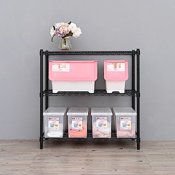 dayneeds 荷重型 90x45x90cm三層烤漆波浪架 超強耐重/倉儲架/置物架