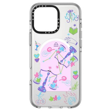 CASETiFY 手機保護殼 背版型 MagSafe兼容  天秤座 透明色  iphone16 pro max
