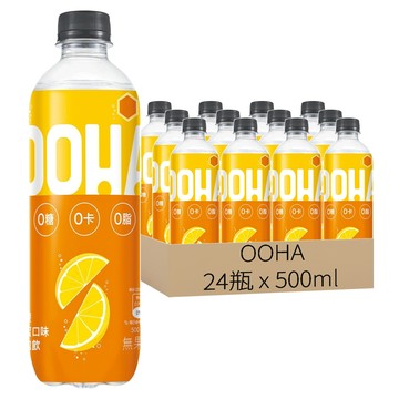 OOHA 氣泡飲 檸檬蜂蜜口味  24瓶  500ml