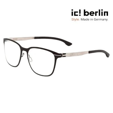 【ic! berlin】Vitan V. Black 德國薄鋼眼鏡 公司貨 台南時代眼鏡 蔡司優視力專家