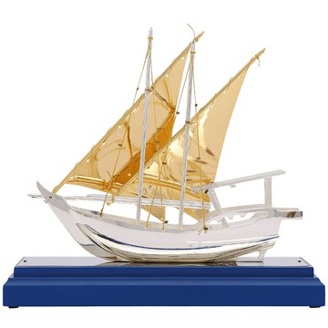一帆風順帆船擺件工藝品合金船辦公室家居客廳酒柜裝飾品商務禮品