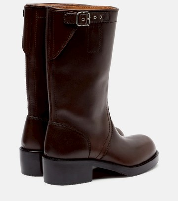 Dries Van Noten Leather biker boots