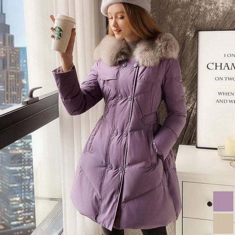 国内発送】 美品 ピューテリー ダウンジャケット ブルゾン 40 Sサイズ