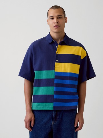 Gap × Sean Wotherspoon 超寬鬆混合條紋 Polo 衫
