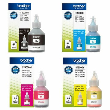 滿額現折180★預購 Brother 四色一組原廠墨水 BT6000BK黑 BT5000CMY彩色 適用 DCP-T300/DCP-T500W/DCP-T700W/MFC-T800W