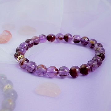 紫鈦晶 | 天然能量手串 | 7.5-8.5mm