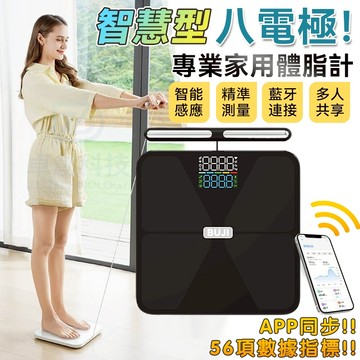 免運 台灣隔日達【台灣認證合格】智能體重機 體重秤 藍牙體脂計 體重計 體脂計 LED體重計 體重機 BMI APP連接