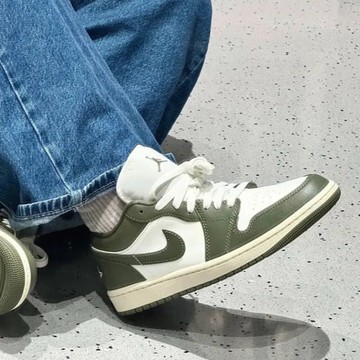 S.G Nike WMNS Air Jordan 1 Low DC0774-122 男女 運動休閒鞋 低筒 AJ1 綠米