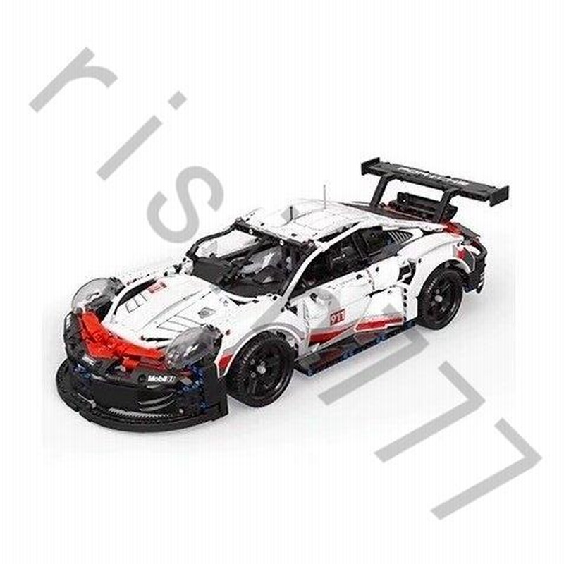 レゴ互換品 テクニック ポルシェ 911 RSR ブロック 知育玩具 モーター 