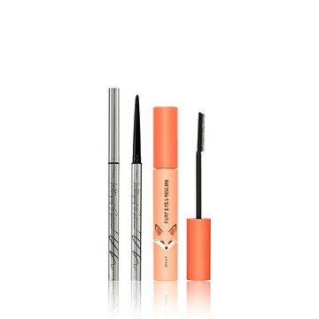 MKUP 美咖【新品上市】絕對持久抗暈眼線膠筆+纖長勾人狐狸睫毛膏(效期:20261231)