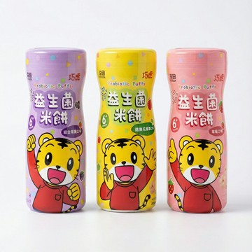 京田 巧虎益生菌寶寶罐裝米餅40g(草莓/蘋果花椰菜/綜合莓果)★衛立兒生活館★