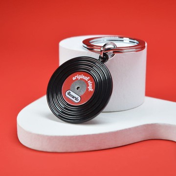 【Metalmorphose】MTM黑膠唱片鑰匙圈 唱片造型吊飾/禮品/復古