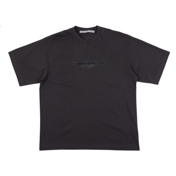 alexanderwang 水洗灰色Logo長袖 t 卹