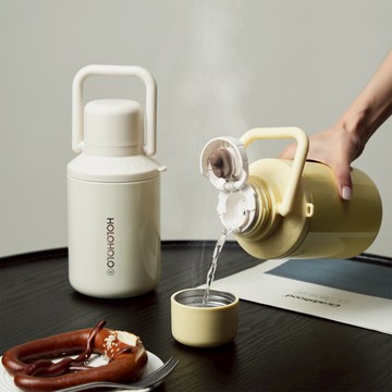 HOLOHOLO ALL KETTLE 手提保溫外出壺（1000ml／5色） - 太空灰