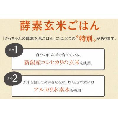 ふるさと納税 阿賀野市 さっちゃんの 酵素 玄米 ごはん「冷凍タイプ」70g×2個×14パック コシヒカリ おにぎり