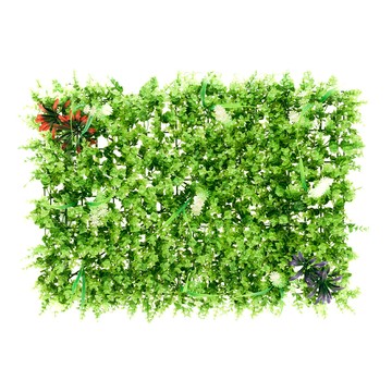 【dayneeds】仿真草植-花草翠壁(60X40cm長方形/7款可選)田園尤佳利