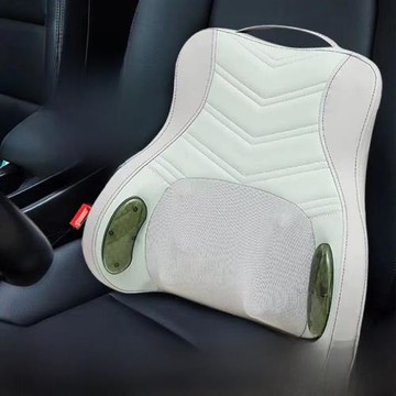 怡捷腰部按摩器腰肌勞損車載按摩靠墊背部按摩器滾動捶打按摩儀加