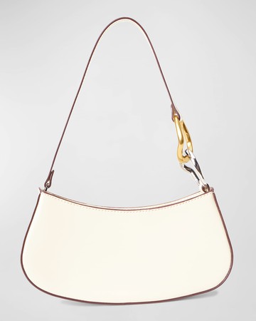 Ollie Zip Leather Shoulder Bag