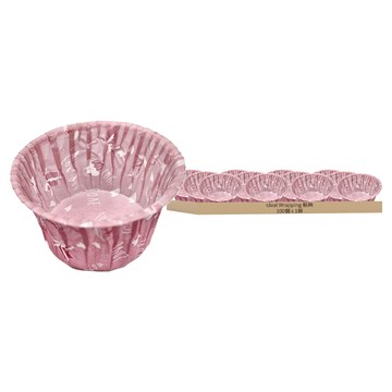 Ideal Wrapping 毅典 瑪芬杯 耐熱220°C 100cc 100入 台灣製造  愛物 粉色  1袋