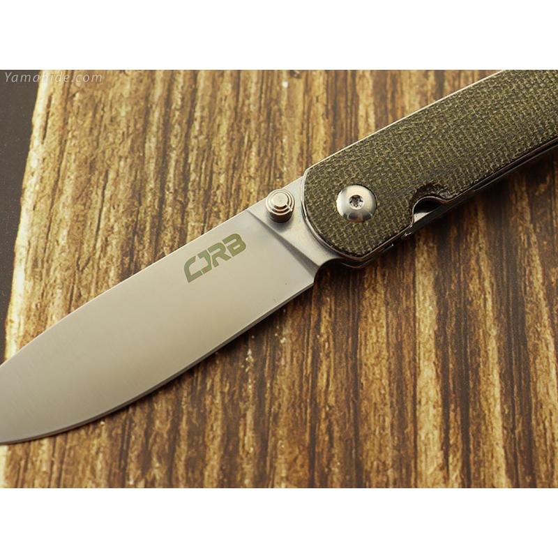 CJRB J1917ODG リア ライナーロック グリーンマイカルタ 折り畳みナイフ CJRB Ria Linerlock Green Micarta