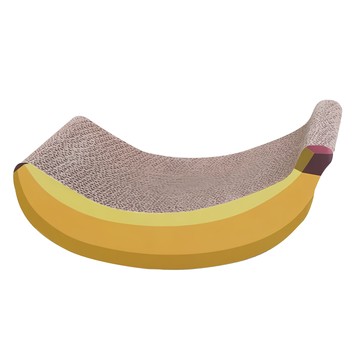 T.N.A. 悠遊 貓抓板，可愛香蕉造型，瓦楞紙，31.5cm*22cm*12cm  31.5 x 22 x 12cm  芭娜娜香蕉  1個