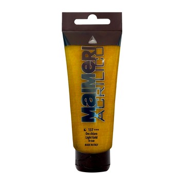 MaIMeRI 美利 壓克力顏料 MA-0916137 137 金屬色 淺金 LIGHT GOLD  75ml  1色