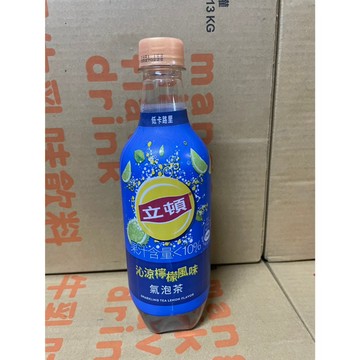 ~省錢一哥~Lipton 立頓 沁涼檸檬風味氣泡茶 寶特瓶裝 500ml 新口味上市 氣泡飲料 檸檬飲料 檸檬茶