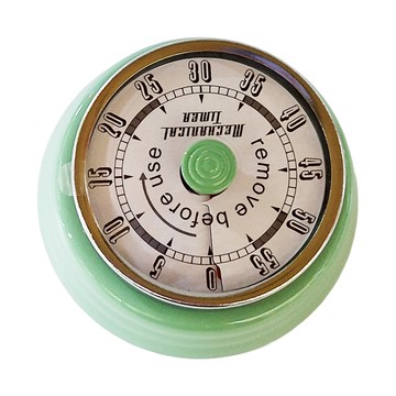 SHIMOYAMA不銹鋼磁吸計時器  薄荷綠  1個  NS