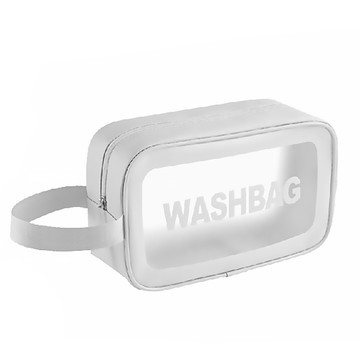 防水化妝包   小號(21 x 12 x 7cm)  白色  1個